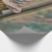 Cooles Gefriereis Geschenkpapier (Ecke)