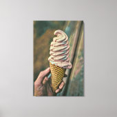 Cooles Gefriereis Leinwanddruck (Vorderseite)