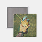 Cooles Gefriereis Magnet (Vorderseite/Rückseite)