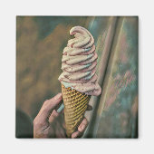 Cooles Gefriereis Magnet (Vorne)