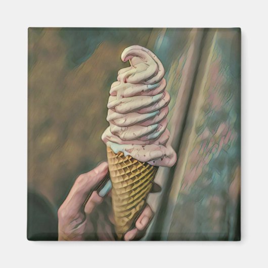 Cooles Gefriereis Magnet (Vorne)