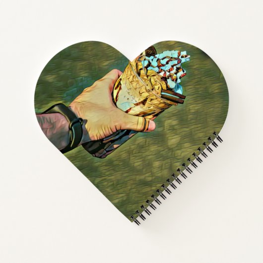 Cooles Gefriereis Notizblock (Rückseite)