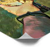 Cooles Gefriereis Poster (Ecke)