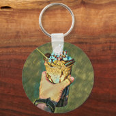 Cooles Gefriereis Schlüsselanhänger (Vorderseite)