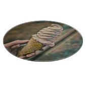 Cooles Gefriereis Schneidebrett (Ecke)