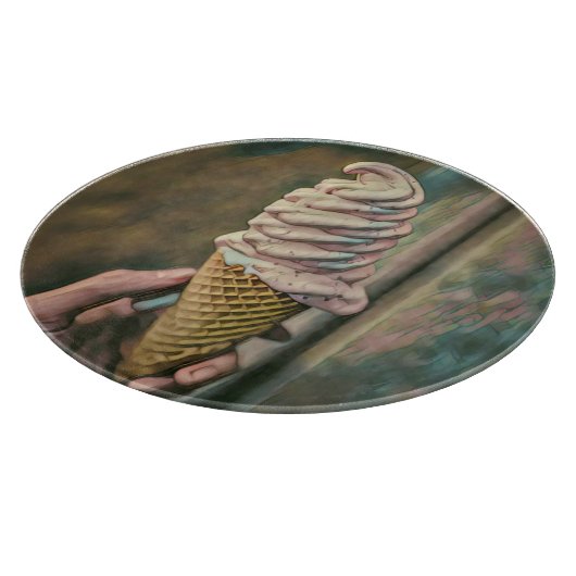 Cooles Gefriereis Schneidebrett (Ecke)