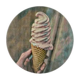 Cooles Gefriereis Schneidebrett