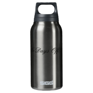 Cooles Gelb Isolierte Flasche