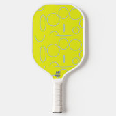 Cooles Gelbpaddel Pickleball Schläger (Rückseite)