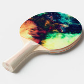 Cooles gemaltes dunkles abstraktes Rauch-Muster Tischtennis Schläger (Vorderseite)