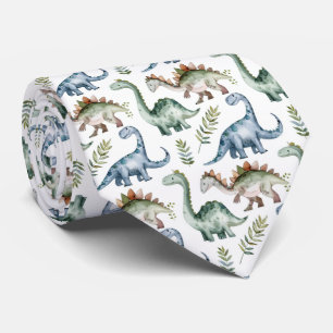 Cooles gemustertes Dinosaurier-Kachel-Muster Krawatte