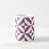 Cooles geometrisches Deko Cube Muster Kaffeetasse (Mittel)