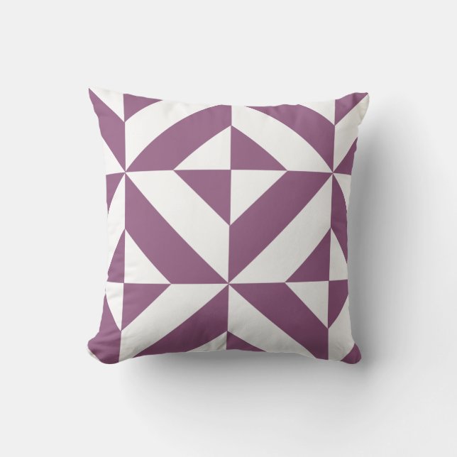 Cooles geometrisches Deko Cube Muster Kissen (Vorderseite)