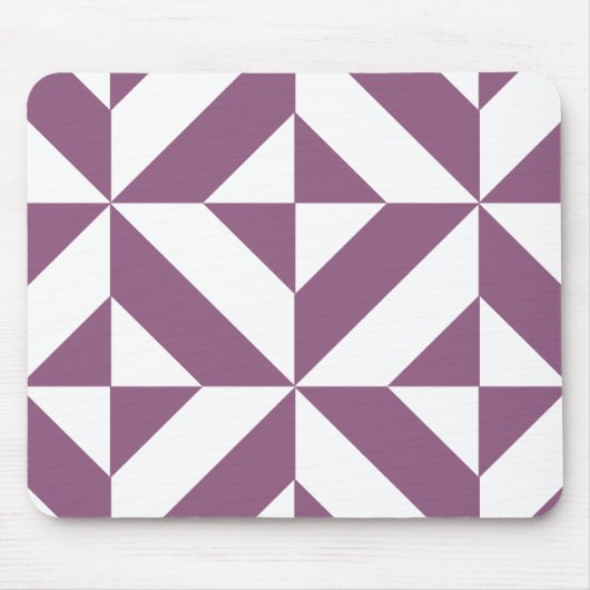 Cooles geometrisches Deko Cube Muster Mousepad (Vorne)