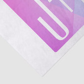 Cooles geometrisches Rosa und Lila | Paarinitiativ Seidenpapier (Ausschnitt)