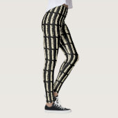 COOLES, gerissenes Straßenmuster Abstrakt Leggings (Rechts)