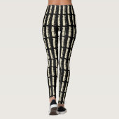 COOLES, gerissenes Straßenmuster Abstrakt Leggings (Rückseite)