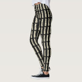 COOLES, gerissenes Straßenmuster Abstrakt Leggings (Links)
