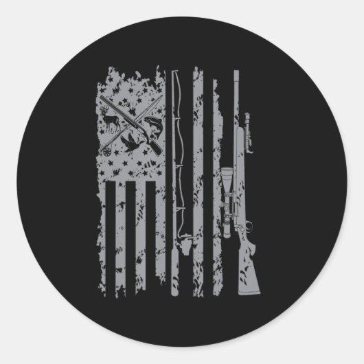 Cooles Geschenk der amerikanischen Flagge für die  Runder Aufkleber (Vorderseite)