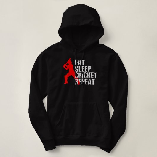 Cooles Geschenk für Cricket Player Hoodie (Design vorne)