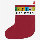 Cooles Geschenk für ihn! Großer Weihnachtsstrumpf (Rückseite)