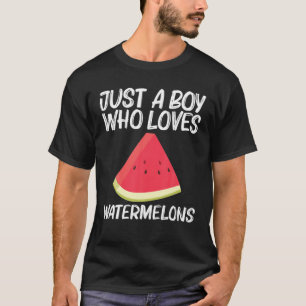 Cooles Geschenk für Jungen Kinder Rotes Melon Obst T-Shirt