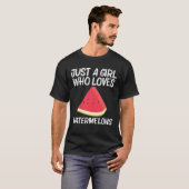 Cooles Geschenk für Mädchen Rote Melone T-Shirt (Vorne ganz)