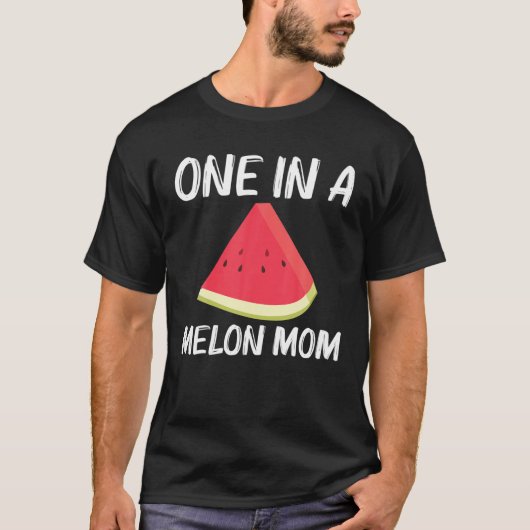 Cooles Geschenk für Mama Rote Melone Frucht T-Shirt (Vorderseite)