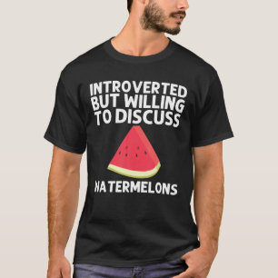 Cooles Geschenk für Männer Rote Melone T-Shirt