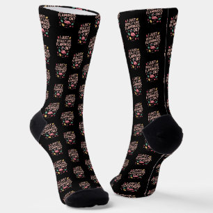 Cooles Geschenk für Rosa Flamingo Liebhaber für Mä Socken