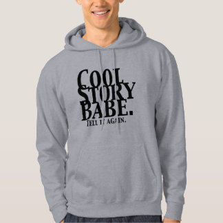 Cooles Geschichten-Baby.  Sagen Sie ihr wieder Hoodie