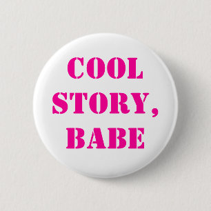Cooles Geschichtenbaby Button