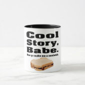 Cooles Geschichtenbaby Tasse (Zentrum)