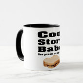 Cooles Geschichtenbaby Tasse (Vorderseite Links)