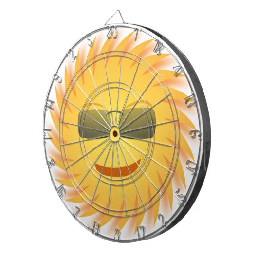 COOLES GESICHT DARTSCHEIBE (Vorderseite rechts)