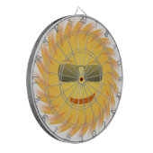 COOLES GESICHT DARTSCHEIBE (Vorderseite Links)