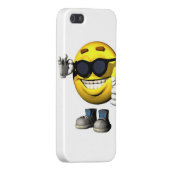 cooles Gesicht iPhone Hülle (Rückseite rechts)