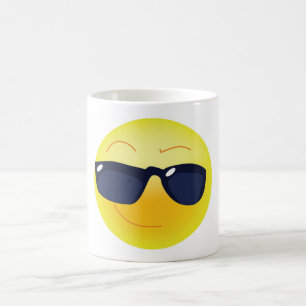 COOLES GESICHT KAFFEETASSE