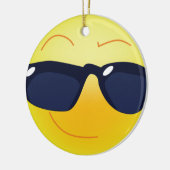 COOLES GESICHT KERAMIK ORNAMENT (Links)