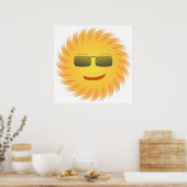 COOLES GESICHT POSTER (Küche)