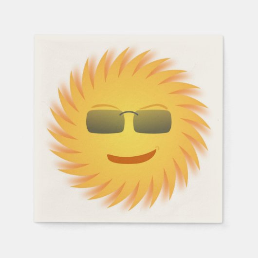 COOLES GESICHT SERVIETTE (Vorderseite)