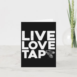 Cooles Gestochen Tanzdesign für Männer Frauen Kind Karte