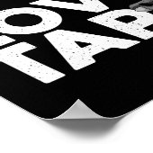 Cooles Gestochen Tanzdesign für Männer Frauen Kind Poster (Ecke)
