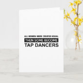 Cooles Gestochen Tanzdesign Karte (Gelbe Blume)