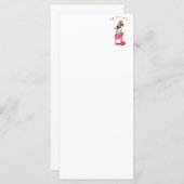 Cooles Getränk aus Süßkirsche, frisch, Menükarte (Vorne/Hinten)