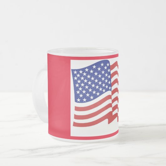 Cooles Getränk Mattglastasse (Vorderseite Links)