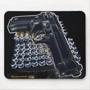 Cooles Gewehr-Foto mousepad