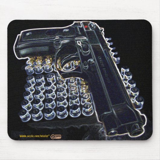 Cooles Gewehr-Foto mousepad (Vorne)