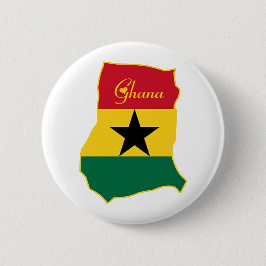 Cooles Ghana Button (Vorderseite)