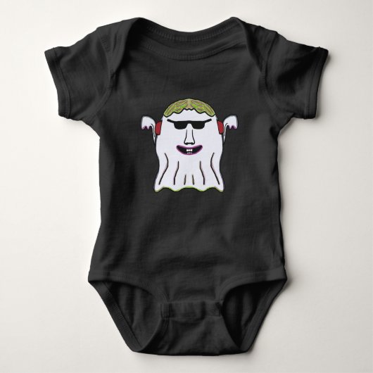 Cooles Ghost Baby Strampler (Vorderseite)